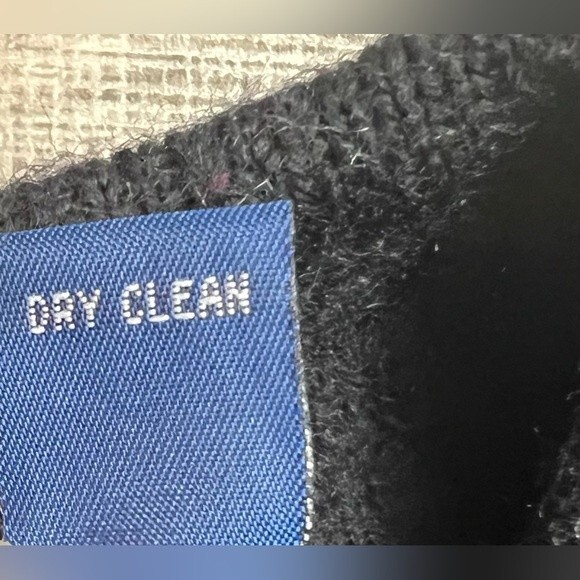 Vintage Karen Scott 100% Pure Wool Cardigan w Shoulder Pads Size Medium - Picture 6 of 11